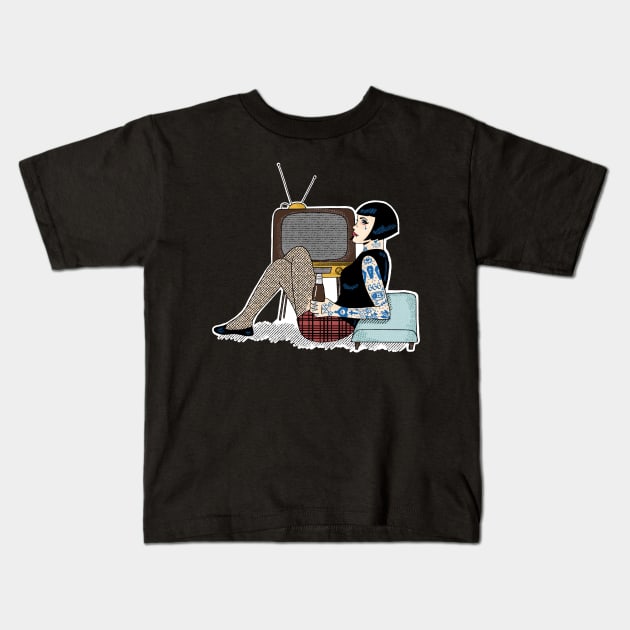 Static Age Kids T-Shirt by HEcreative